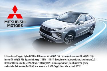 25 % Nachlass auf den Mitsubishi Eclipse Cross PHEV