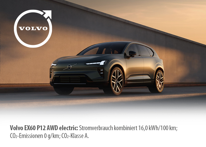 Der neue Volvo EX60 – jetzt mit bis zu 15 % Preisvorteil.