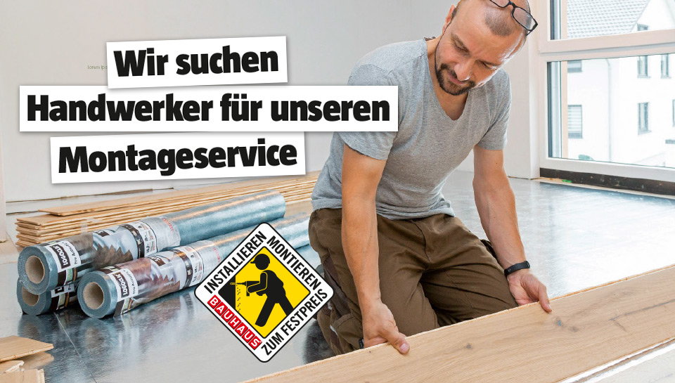 Wir suchen Handwerker