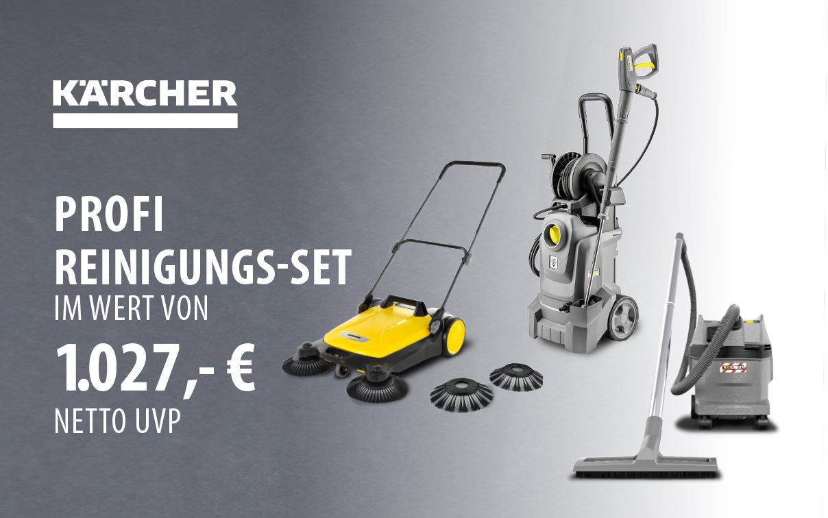 Prämie 4 Gewinnt Kärcher Reinigungs-Set