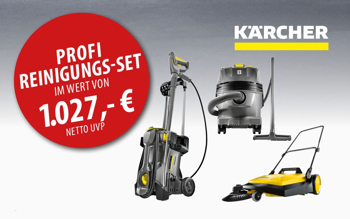 Prämie 4 Gewinnt Kärcher Reinigungs-Set
