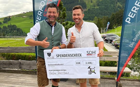 Spendenübergabe SDH Golf Cup 2025