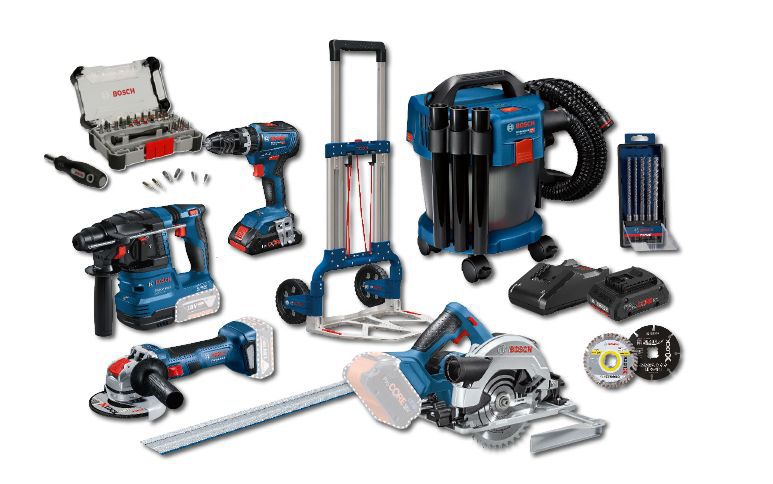 Bosch Professional 5 Tool-Kit von Bauhaus 