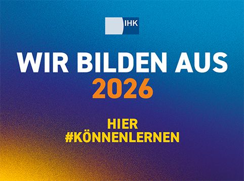 Wir sind IHK Ausbildungsbetrieb