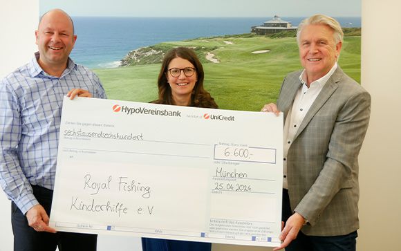 Spendenübergabe SDH Golf Cup 2024